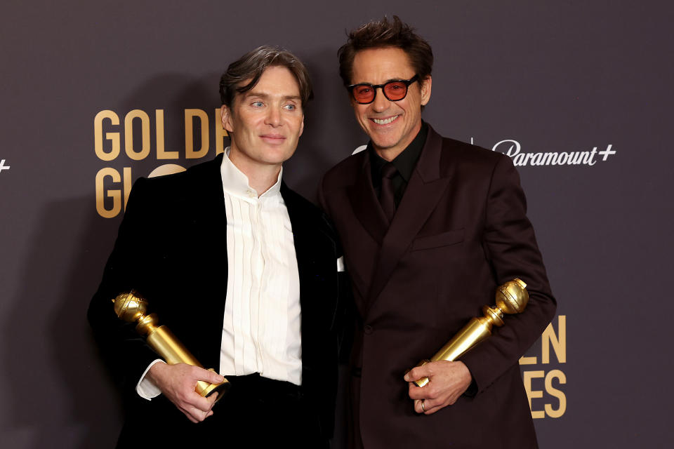 Murphy and Downey Jr. at the Golden Globes.