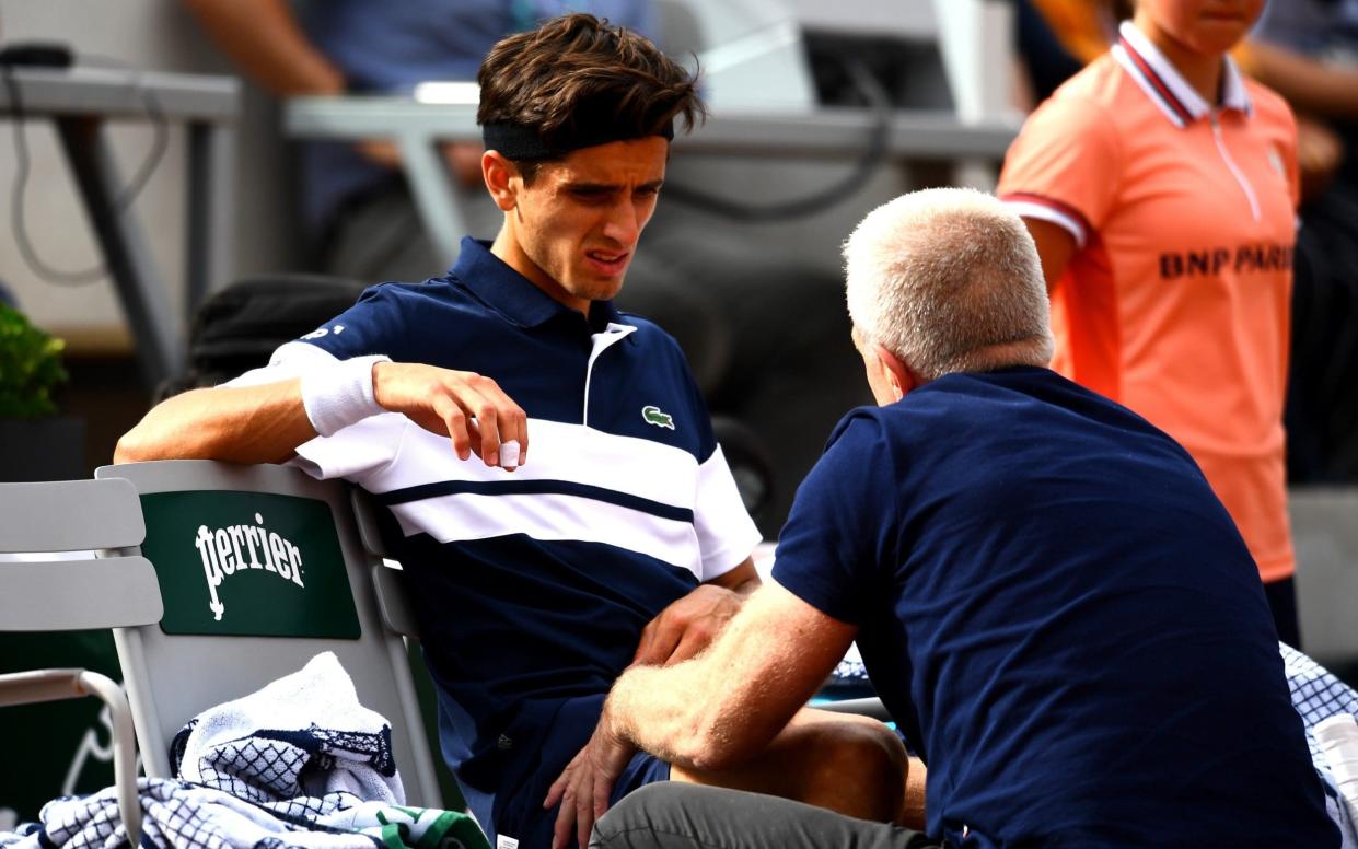 Last month, the US Open put forward plans to experiment with coaching from the stands  - Getty Images Europe