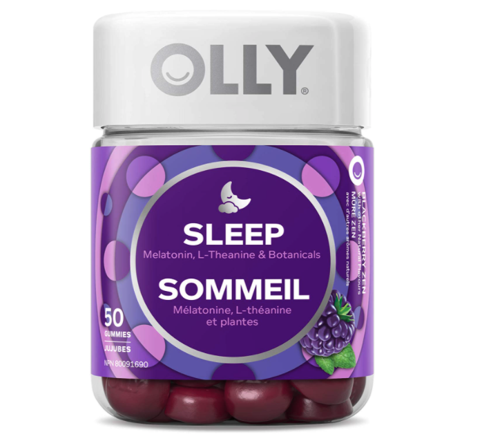 OLLY Sleep Gummy Supplement. Image via Amazon.