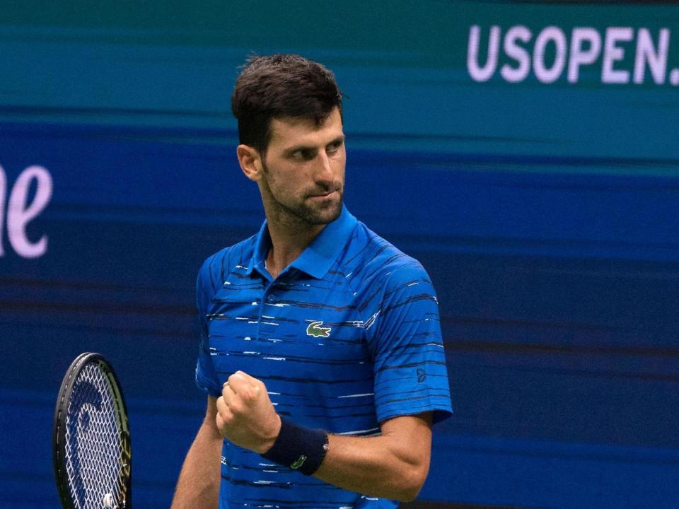 Three-time US Open champion and world No1 Novak Djokovic: AFP