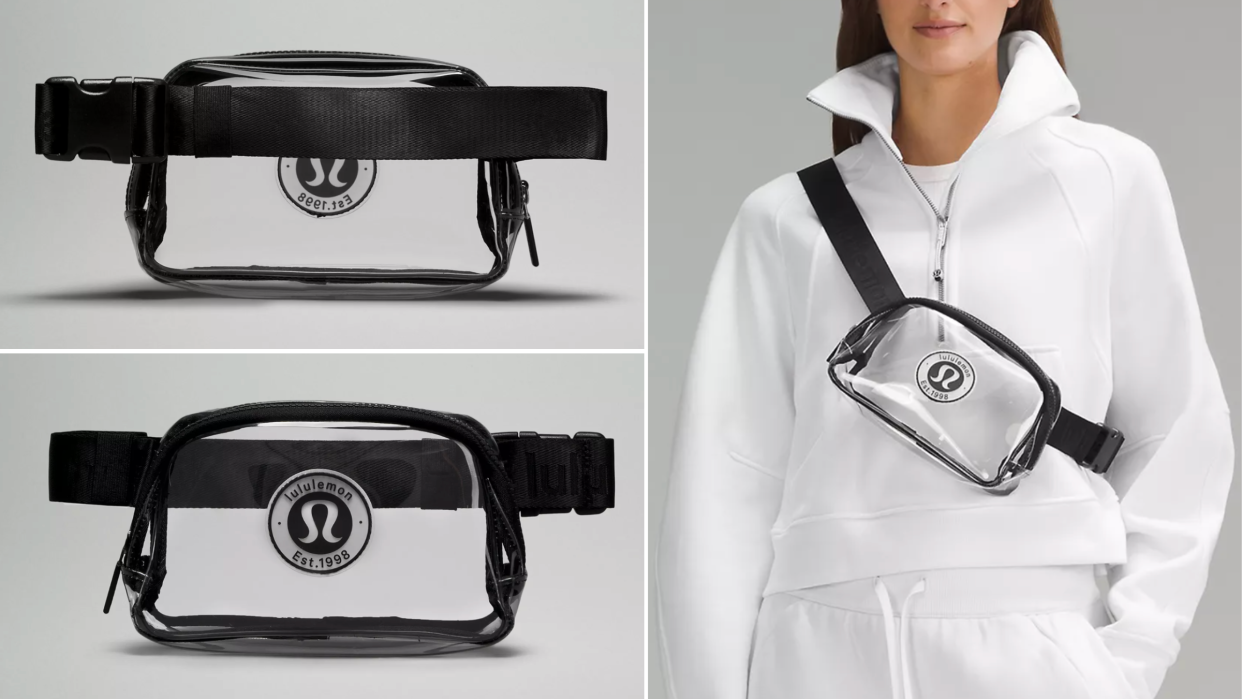 Lululemon Everywhere Belt Bag 1L Clear, This clear Lululemon belt bag is 