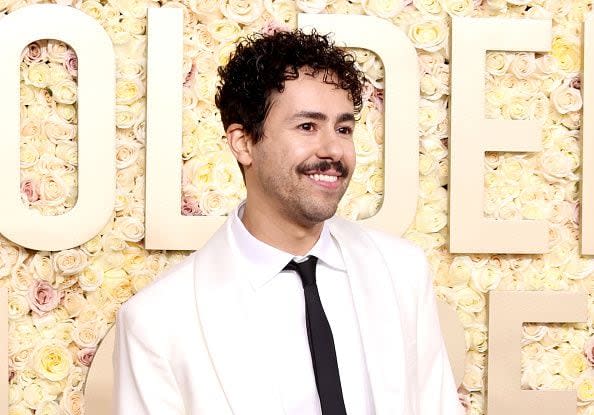 BEVERLY HILLS, CALIFORNIA - JANUARY 07: Ramy Youssef attends the 81st Annual Golden Globe Awards at The Beverly Hilton on January 07, 2024 in Beverly Hills, California. (Photo by Amy Sussman/Getty Images)