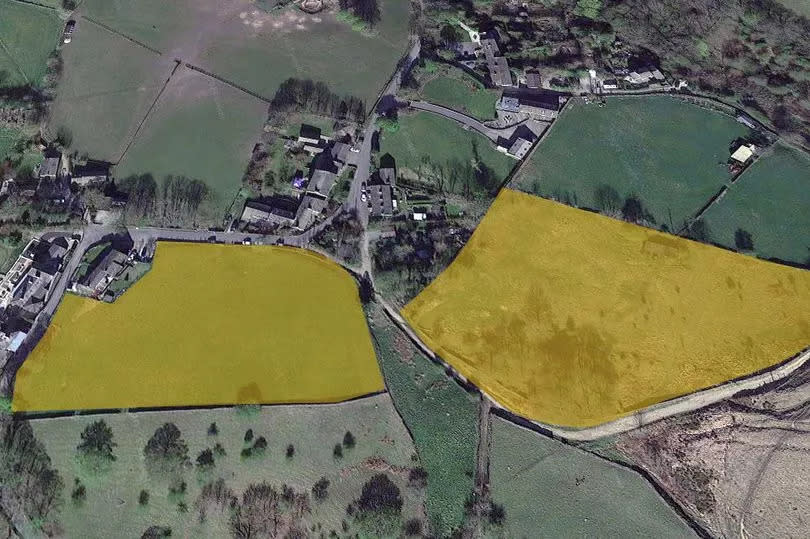 The 5.2 acres of land is split over adjoining fields
