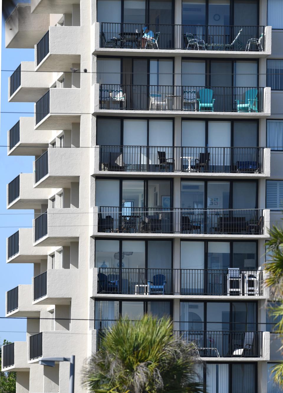 A condominium on Beach Road overlooks Siesta Public Beach in Sarasota. The Sarasota-Manatee condo market has shifted quickly from a sellers market to a buyers market after insurance rate hikes and increases in condo association fees have doubled over the past two years. Real estate professionals point to increases in inventory, days on market and state legislation following the collapse of the Champlain Towers South condominium in Surfside as issues affecting condo sales.