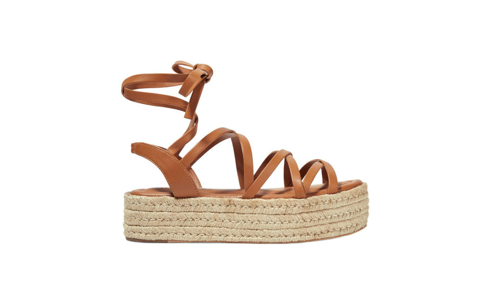 Zimmermann Leather Espadrille Platform Sandals