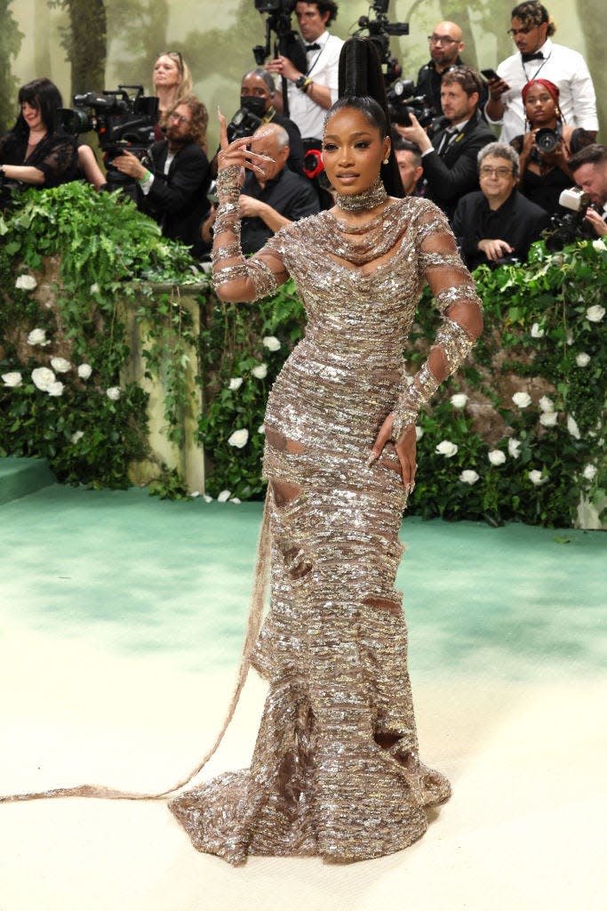 Keke Palmer attends the 2024 Met Gala