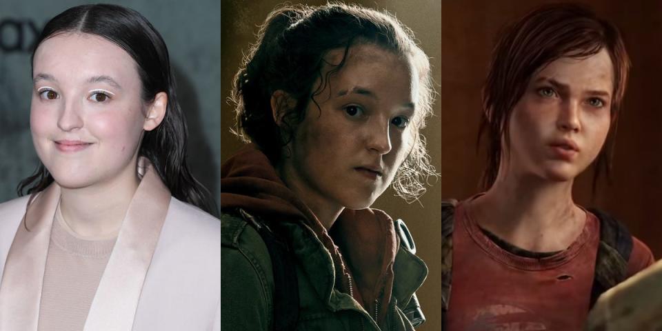 Bella Ramsey vs Ellie in The Last of Us show and game