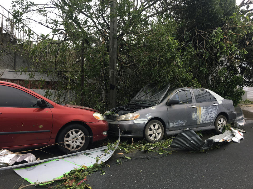 GRA209. San Juan (Puerto Rico). 21/09/2017,- Daños causados por el devastador huracán María, que el miércoles azotó la isla con vientos de más de 200 kilómetros por hora ocasionando inundaciones y destrozos en toda la isla. EFE/Jorge Muñiz