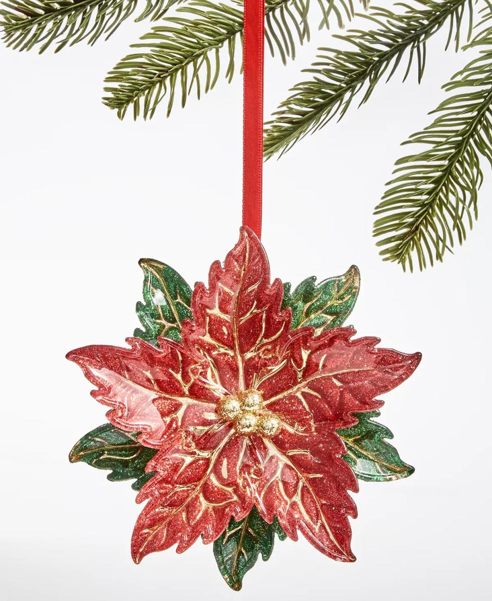 Poinsettia ornament