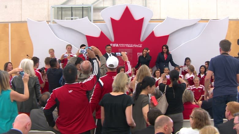 FIFA Women's World Cup trophy arrives in Vancouver amid controversy