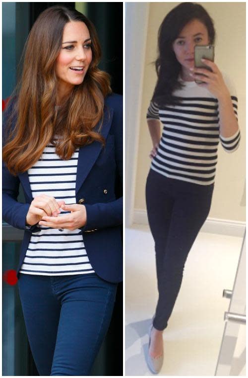 Woman replicates every Kate Middleton outfit