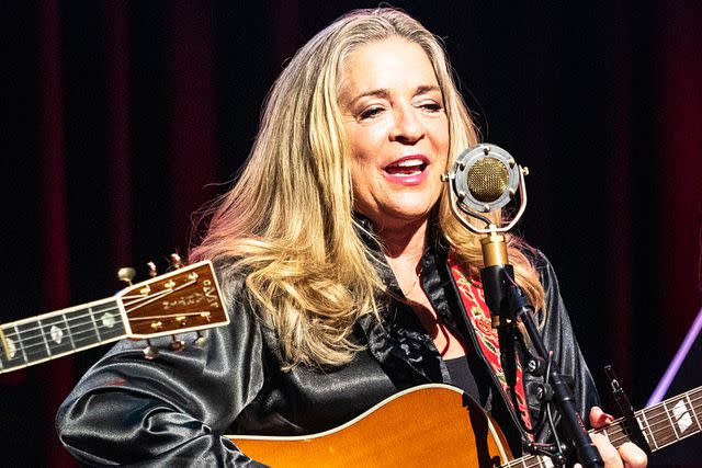 <p>Erika Goldring/Getty</p> Carlene Carter performs in Nashville in December 2022