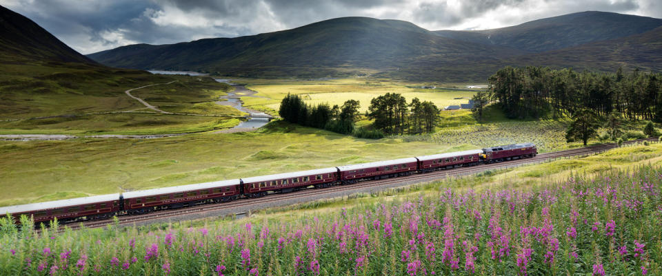 <p>This train only carries 36 passengers in one go and famous for its journey from London to the Scottish highlands, with its castles, pine covered mountains, rustic villages, and idyllic glens and lochs. There’s an observation car as well as an open-air veranda for guests who really want to take in the landscape. For those who need something a little more stimulating there’s an extensive library on-board. The four-day classic voyage is the best with its excursions to castles and distilleries. Seeing as it’s called the Royal Scotsman, the train’s bar is well stocked with more than 50 different kinds of whisky.<br> Price: $1412 onwards </p>