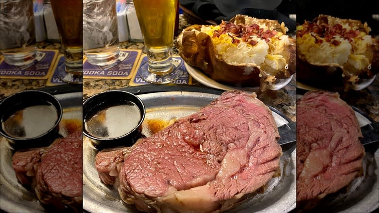 Steak on a plate