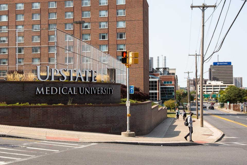 The State University of New York Upstate Medical University's campus in Syracuse on Tuesday, Sept. 22, 2020.