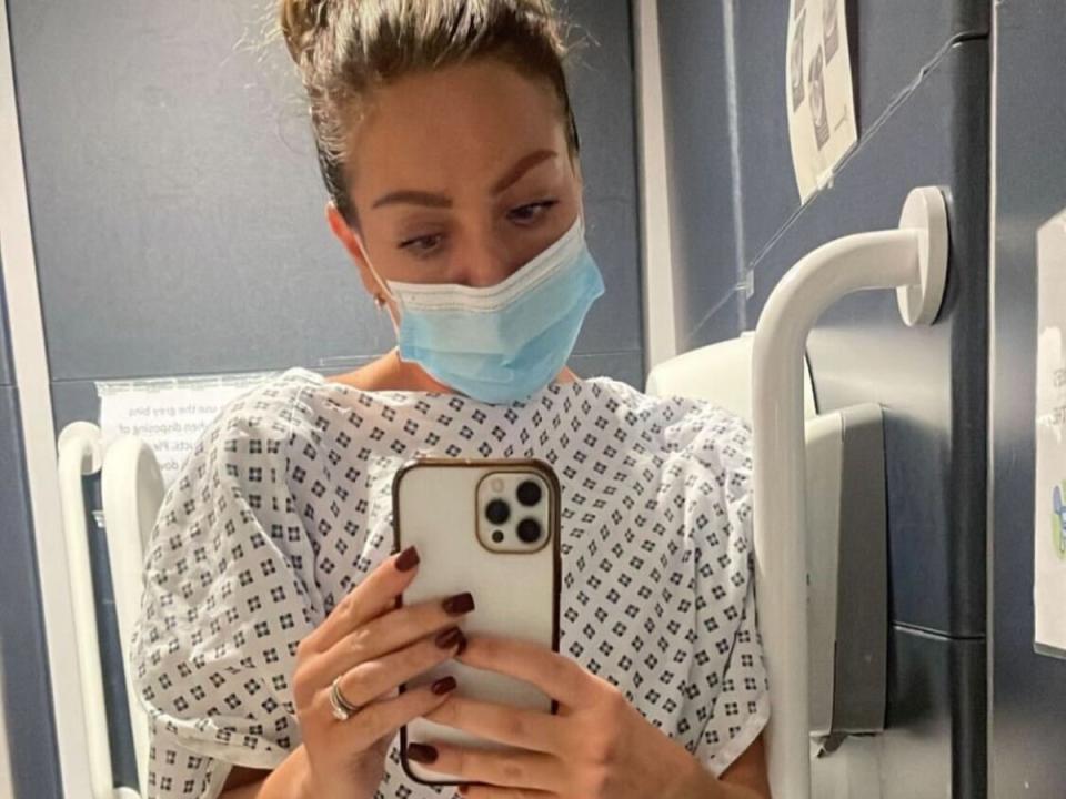 Amy Dowden shares a health update about undergoing chemotherapy (Instagram/Amy Dowden)