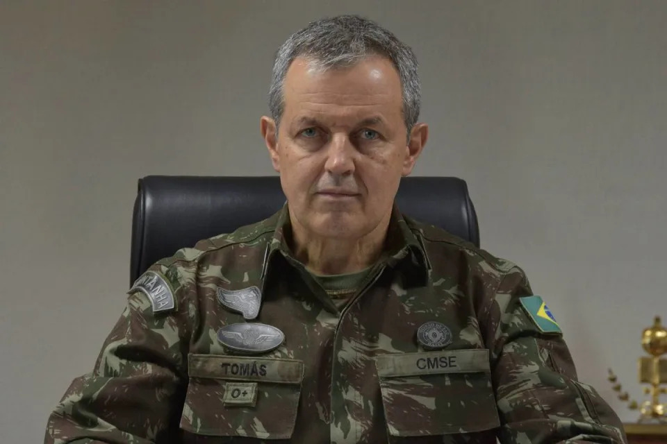 O general Tomás Miguel Miné Ribeiro Paiva, comandante militar do Sudeste e escolhido por Lula para ocupar o posto de comandante do Exército - Divulgação - 26.jul.21/Exército Brasileiro