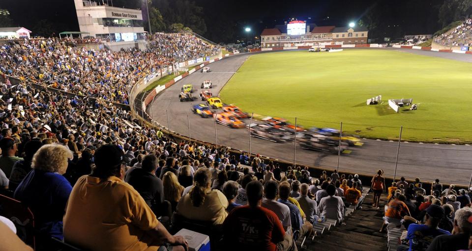 WINSTON-SALEM, NC - AUGUST 6: during the NASCAR Whelen Southern Modified Tour Strutmasters.com 199 at the Bowman Gray Stadium on August 6, 2011 in Winston-Salem, North Carolina. Miller won the race. (Photo by Sara D. Davis/Getty Images for NASCAR) | Getty Images