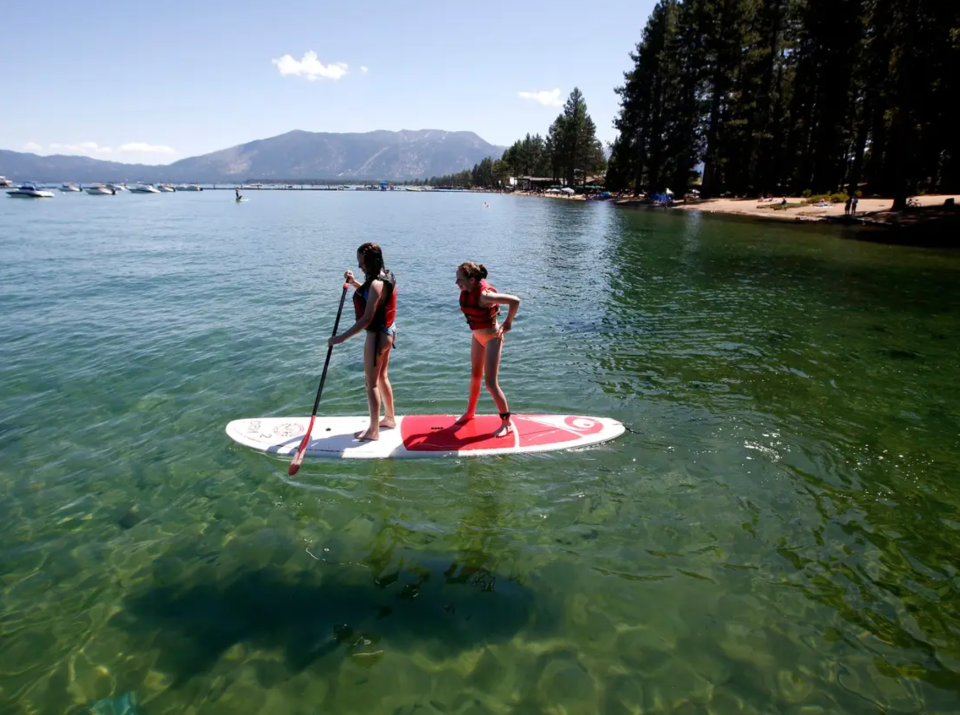 Der Lake Tahoe ist ein beliebtes Ausflugsziel. - Copyright: AP Photo/Rich Pedroncelli, File