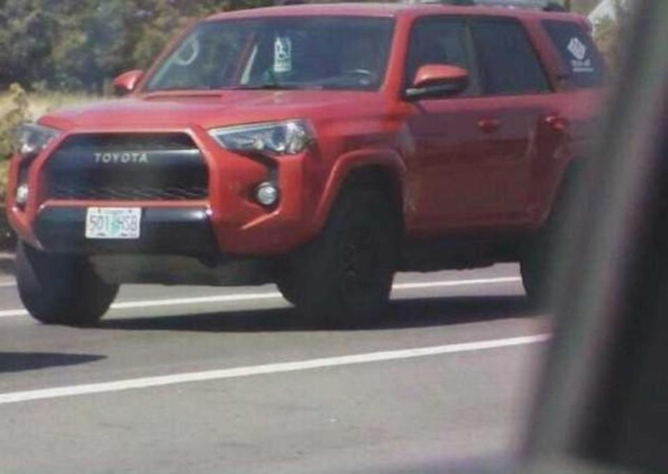 PHOTO: Analiesa Golde  may be driving a burnt orange 2015 Toyota 4Runner with Oregon license plate 501HSB, police said. (Portland Police Bureau)