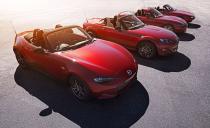 <p>Despite three full redesigns and a span of 30 years, <u><a rel="nofollow noopener" href="http://caranddriver.com/mazda/mx-5-miata" target="_blank" data-ylk="slk:Mazda's MX-5 Miata;elm:context_link;itc:0;sec:content-canvas" class="link ">Mazda's MX-5 Miata</a></u> spiritually hasn't changed much since it debuted at the 1989 Chicago auto show. The plucky roadster remains tiny, lightweight, and rear-wheel drive. An inline-four lives in its nose, two seats live between its axles, and its top goes down. It is a simple, fun, affordable sports car-a key driver behind it becoming the best-selling roadster of all time some years ago. There's a good chance someone you know has one, has had one, or wants one. Where did that magic come from? Follow along our full history of the MX-5 for a hint, and discover a few of the model's desirable special editions and offshoots<br></p>