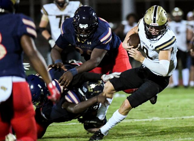 See clips from Heritage-Palm Bay football Tuesday night football