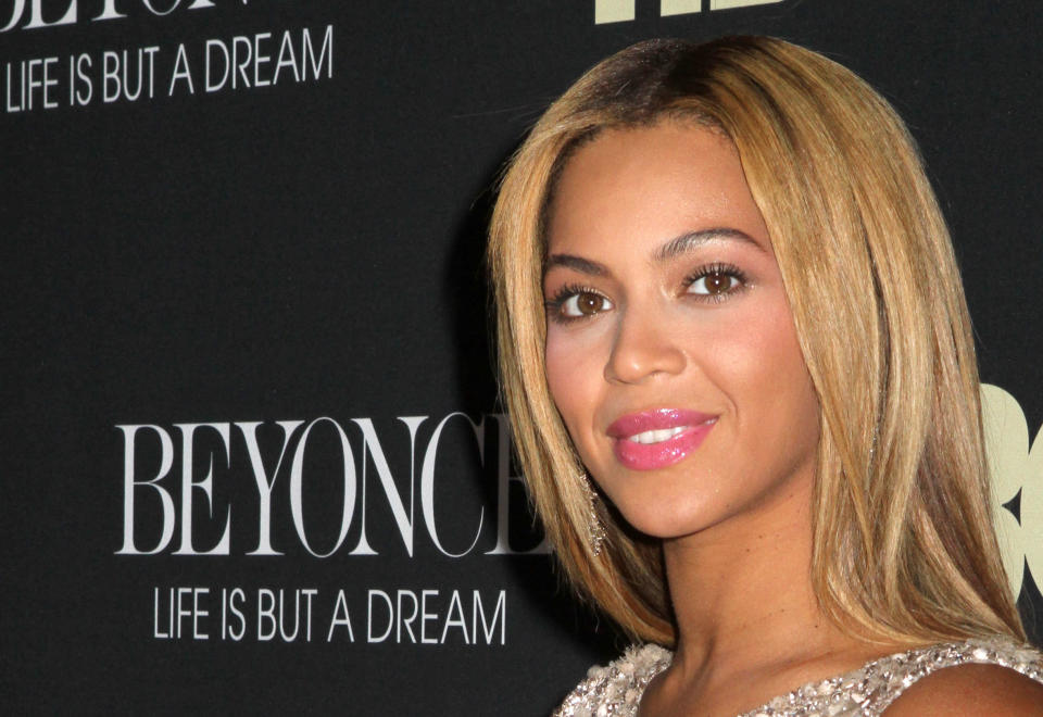 Beyonce Knowles attends the premiere of 'Life Is But A Dream' at the Ziegfeld Theatre in New York City. 