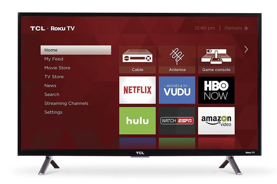 A TCL TV from Prime Day 2017.