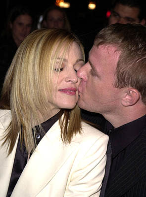 Madonna with hubby Guy Ritchie at the Los Angeles premiere of his movie Snatch (1/18/2001) Photo by Pierre Leloup/WireImage.com