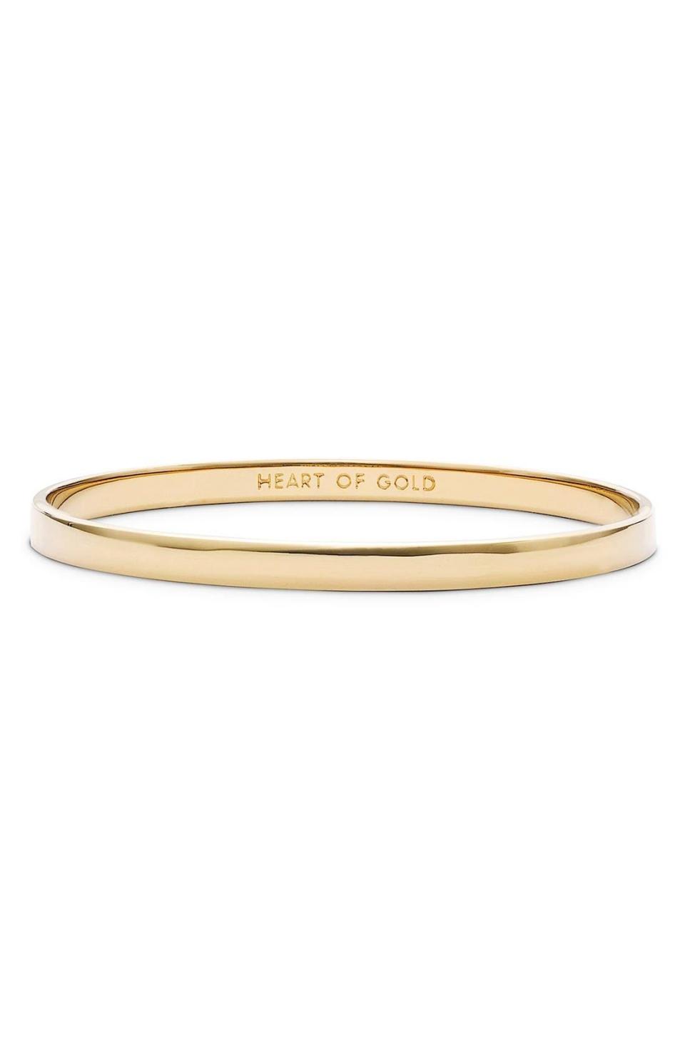 Heart of Gold Bangle