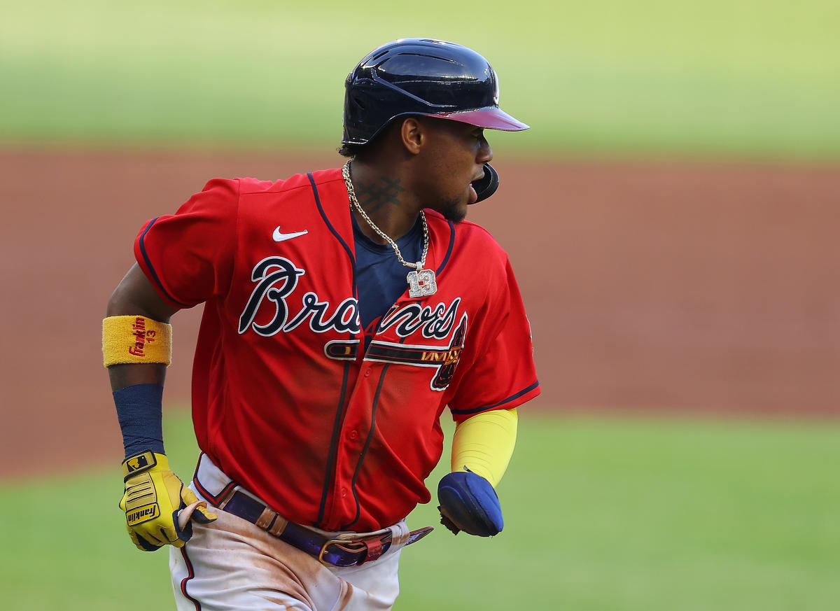 Braves' Ronald Acuna Jr. tried to bat left-handed with a 19-run lead