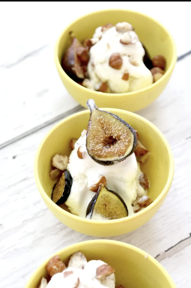 <p>The best way to upgrade plain vanilla ice cream? With spice roasted figs and rich hazelnuts, of course.</p><p><em><a href="https://www.momdot.com/spice-roasted-figs-with-hazelnuts-and-vanilla-ice-cream/" rel="nofollow noopener" target="_blank" data-ylk="slk:Get the recipe from Mom Dot »;elm:context_link;itc:0;sec:content-canvas" class="link ">Get the recipe from Mom Dot »</a></em></p><p><strong>RELATED: </strong><a href="https://www.goodhousekeeping.com/food-products/g22607515/healthy-ice-creams/" rel="nofollow noopener" target="_blank" data-ylk="slk:The 15 Best Healthy Ice Creams, According to a Nutritionist;elm:context_link;itc:0;sec:content-canvas" class="link ">The 15 Best Healthy Ice Creams, According to a Nutritionist</a></p>