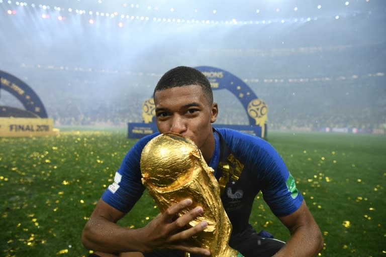 Mbappe was one of the stars of France's victorious World Cup campaign, scoring four goals