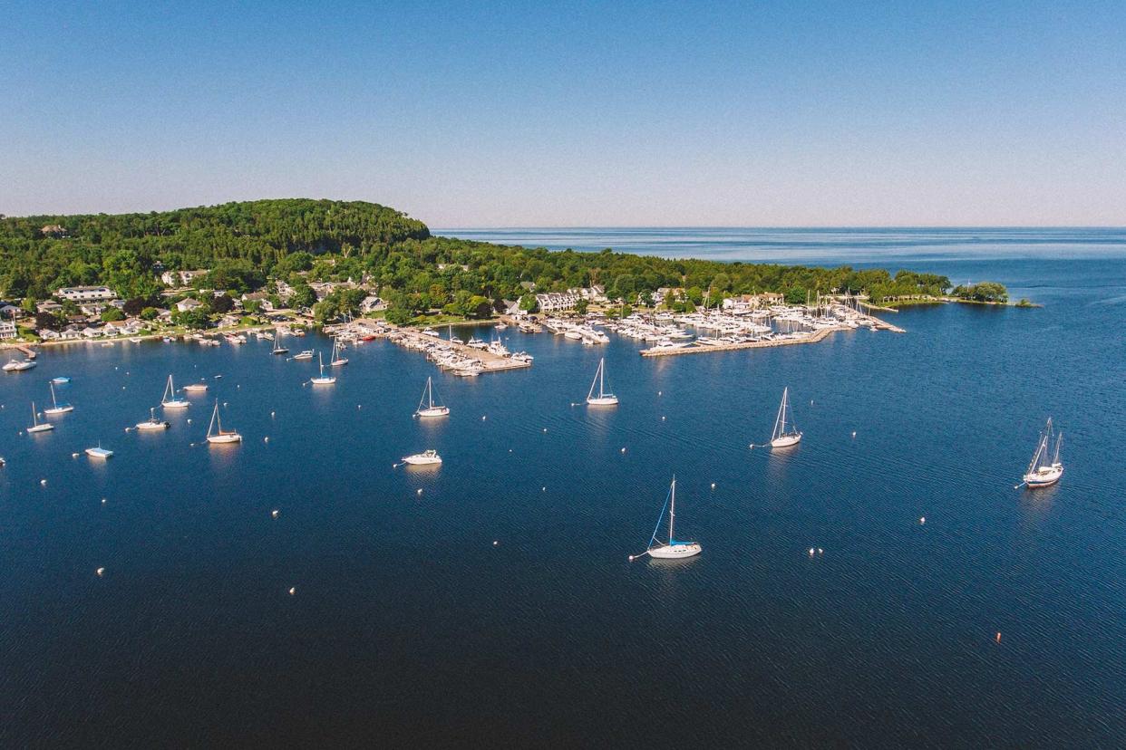 Fish Creek Harbor in Door County, Wisconsin