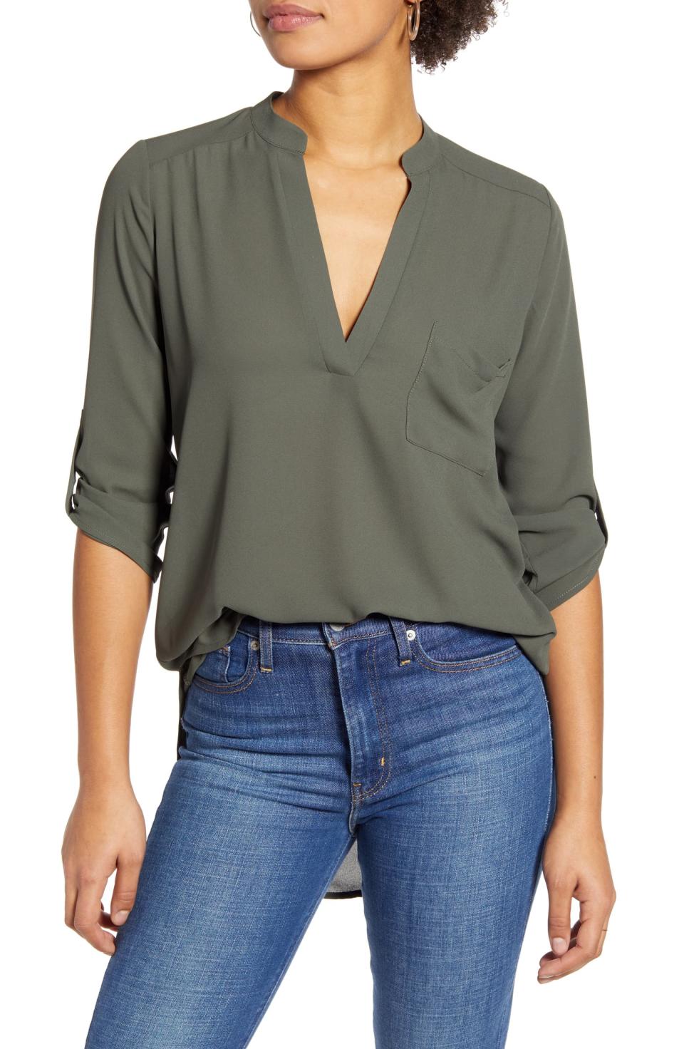 All In Favor Perfect Henley Tunic. Image via Nordstrom.