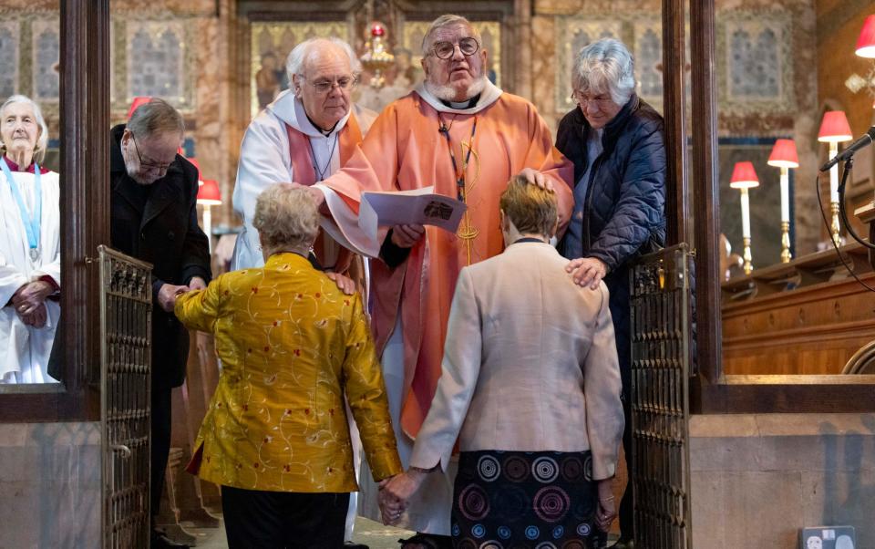 Catherine and Jane same sex marriage blessing