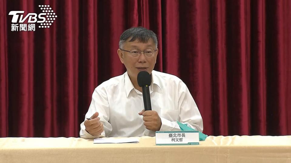 柯文哲曾為監視器預算槓議會。（圖／TVBS資料照）