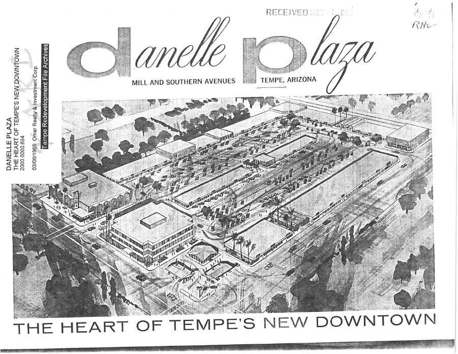 Danelle Plaza was marketed as "the heart of Tempe's new downtown '' when it broke ground in the 1960s. It stopped expanding in 1983 and has been deteriorating ever since. Tempe officials hope to change that with a new development deal.