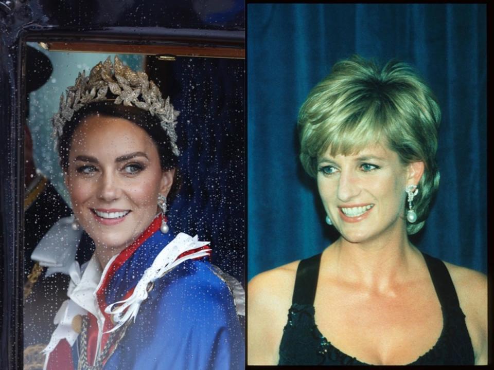 Princess Kate’s coronation jewellery pays tribute to Princess Diana and ...