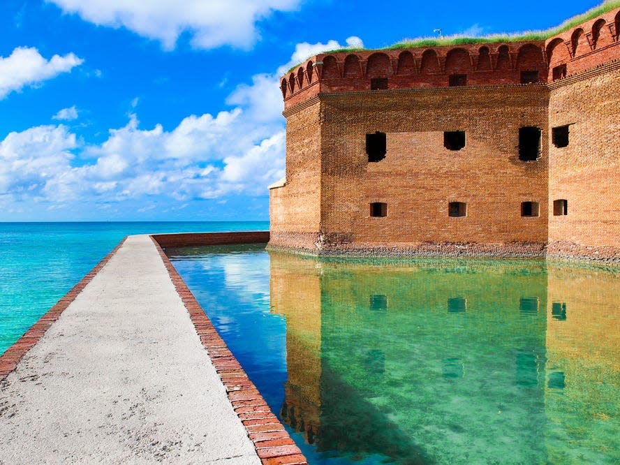 The Dry Tortugas in Florida.