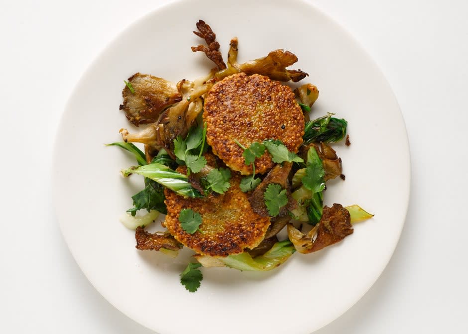 Pan-Fried Coconut Curry Quinoa Cakes