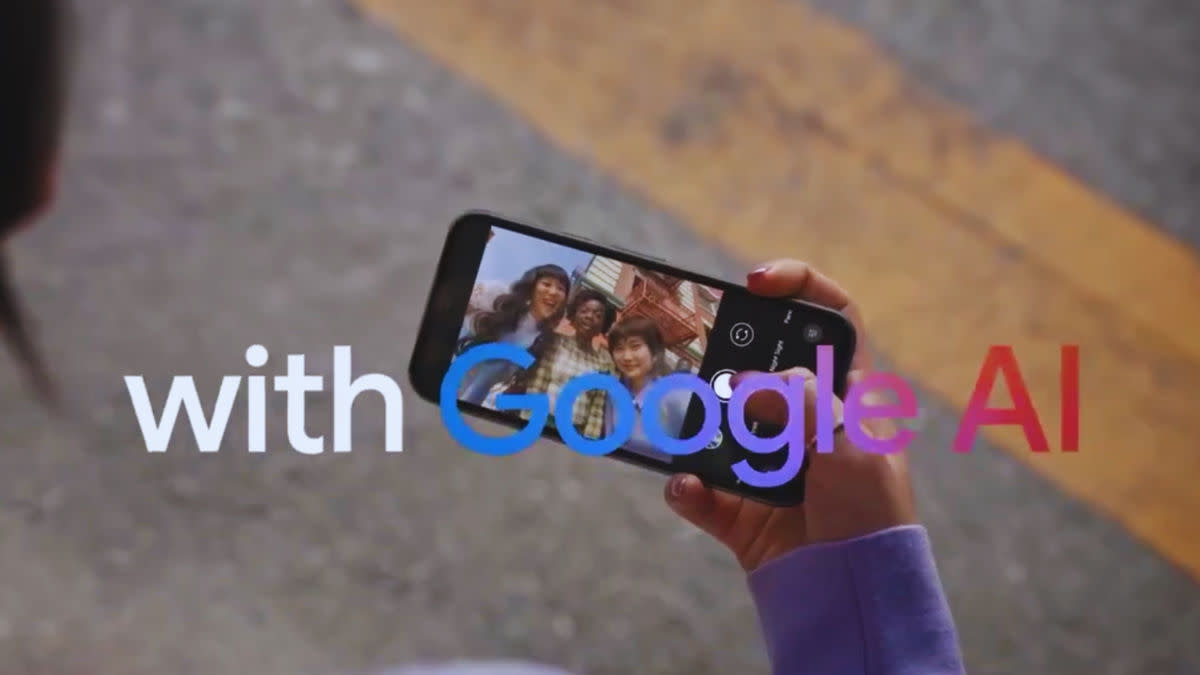  Still from leaked Google Pixel 8a promo video. 