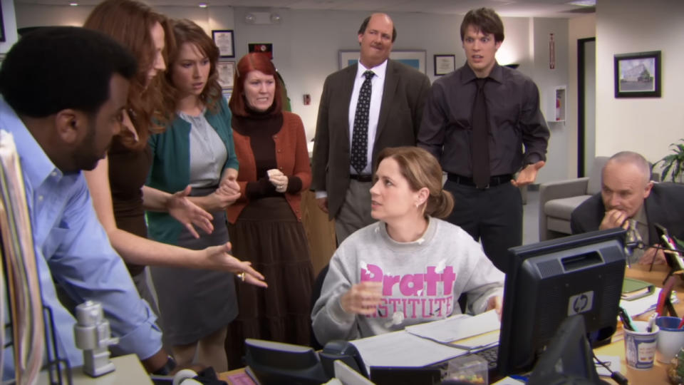 Pam Insults A Client On The Phone