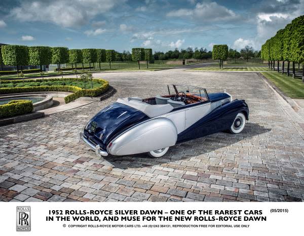 ROLLS-ROYCE MOTOR CARS公佈全新敞篷車型命名 ROLLS-ROYCE DAWN