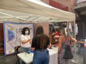 Volunteers show residents how to install an app to trace contacts with people potentially infected with the coronavirus disease (COVID-19) being trialled on the Canary Island of La Gomera