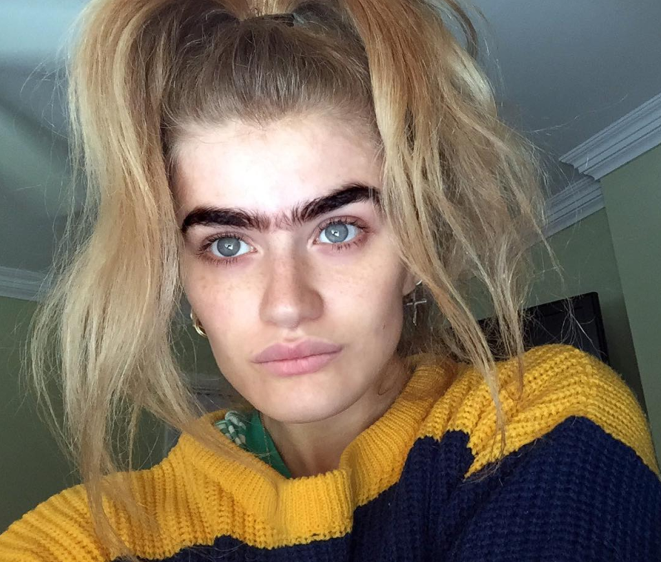 Sophia Hadjipanteli has some seriously bold brows