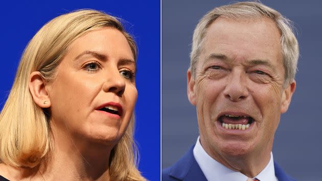 Andrea Jenkyns posted a photo of herself with Nigel Farage on her campaign leaflet