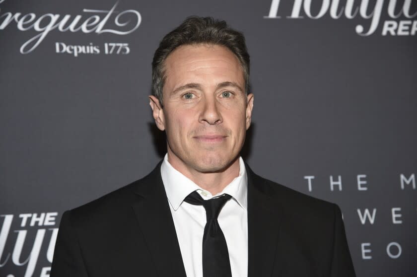 FILE - Chris Cuomo attends The Hollywood Reporter's annual Most Powerful People in Media cocktail reception on April 11, 2019, in New York. Cuomo emerged as a central figure in the latest damaging stories about his older brother, New York Gov. Andrew Cuomo. According to published reports, Cuomo family members, including Chris, got special treatment a year ago when it came to COVID testing. (Photo by Evan Agostini/Invision/AP, File)