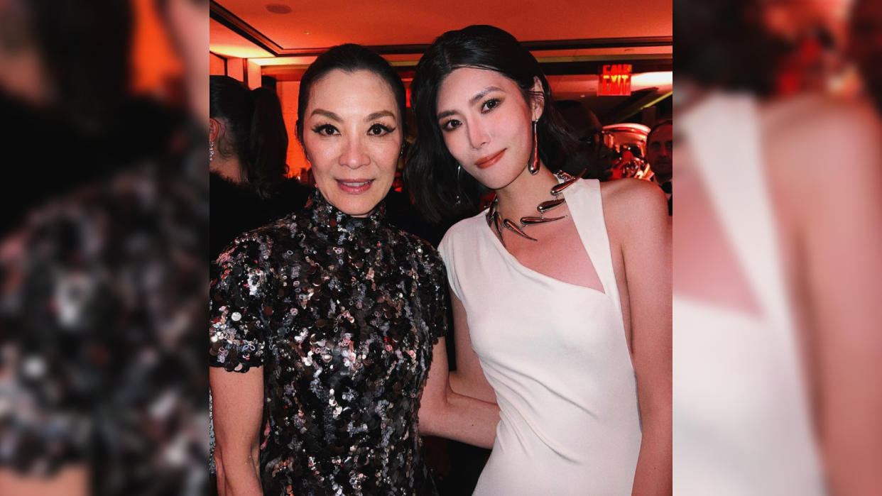 Local artiste Carrie Wong met Oscar winner Michelle Yeoh at the Met Gala afterparty during her New York trip, which she described as a 'dream'.