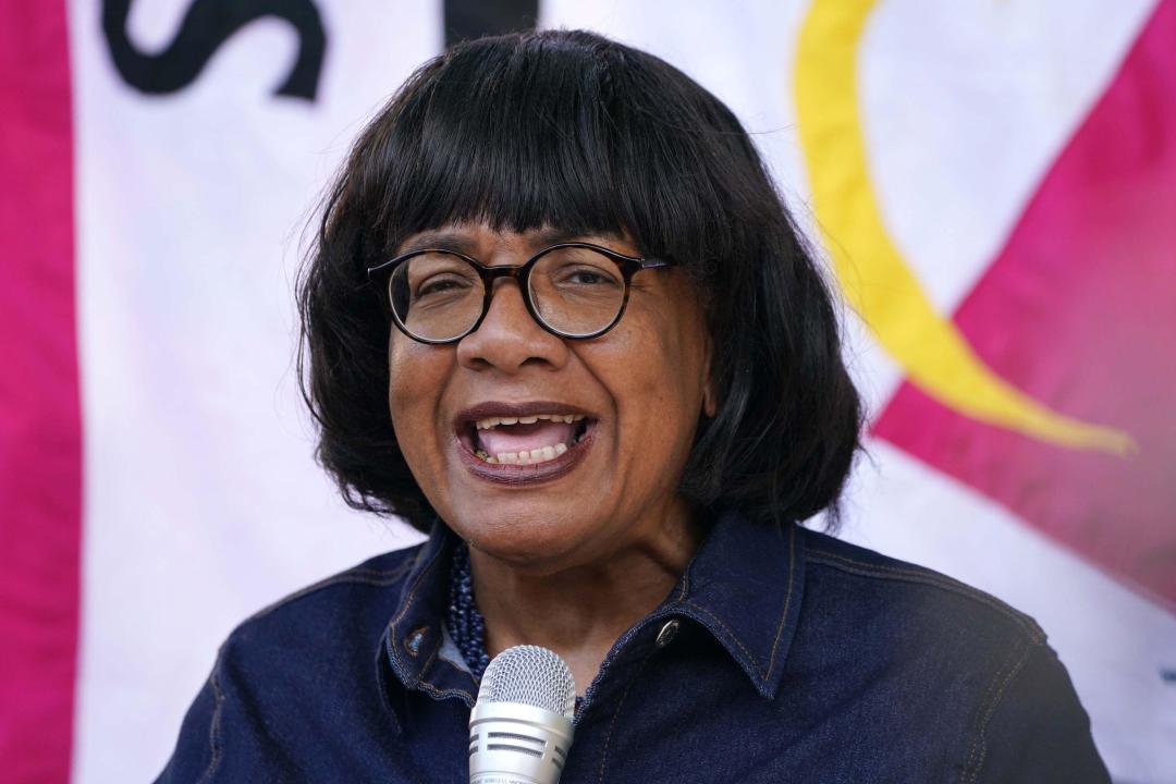 File photo dated 17/07/21 of Diane Abbott speaking during a Stand Up to Racism taking the knee event outside Downing Street in London. Businessman Frank Hester has handed the Conservative Party another £5 million donation - a move that Diane Abbott has said is an insult to her and all black women, after in March it was reported that Frank Hester allegedly said made 